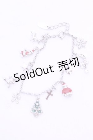 画像: PINK HOUSE / サンタブレスレット  シルバー O-25-12-18-2008-LO-AC-IG-OS