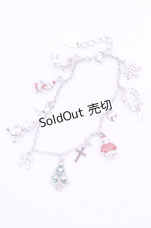 画像1: PINK HOUSE / サンタブレスレット  シルバー O-25-12-18-2008-LO-AC-IG-OS (1)
