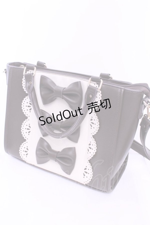 画像1: axes femme POETIQUE / トリプルリボンバッグ  ブラウン O-25-12-18-2064-AX-BG-OW-OS (1)