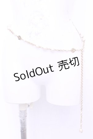 画像: KANEKO ISAO / パールチェーンベルト  ゴールド O-25-12-18-2011-EL-AC-IG-ZT0110C