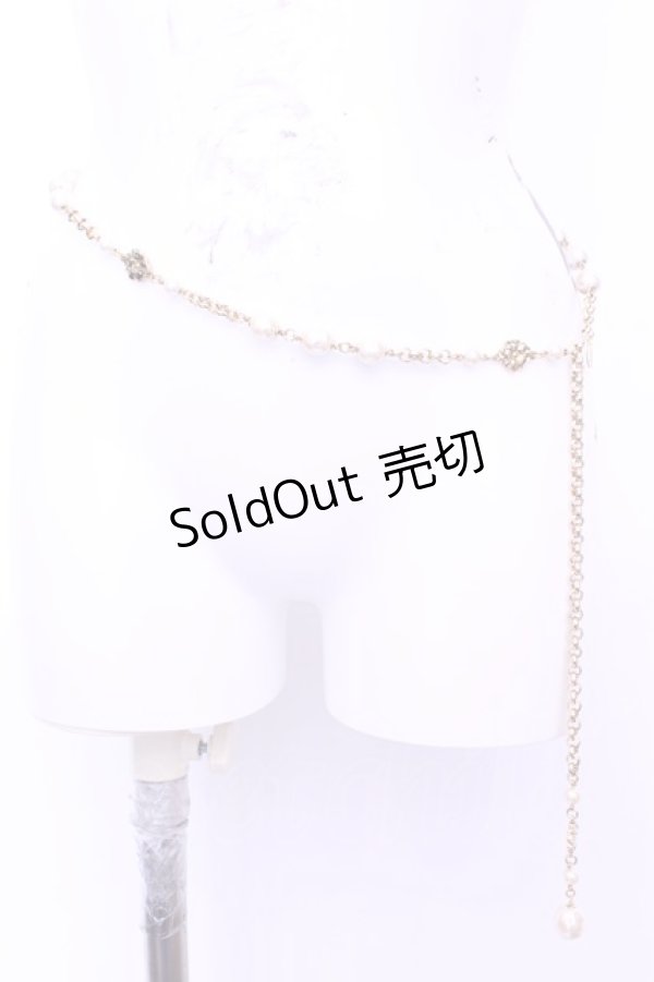 画像1: KANEKO ISAO / パールチェーンベルト  ゴールド O-25-12-18-2011-EL-AC-IG-ZT0110C (1)