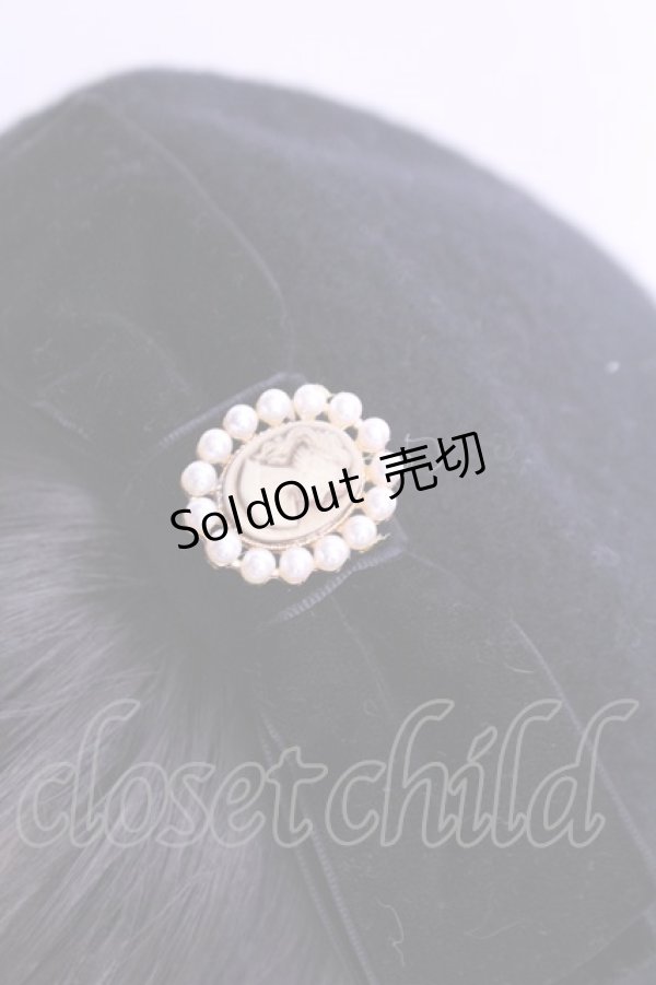 画像2: m petit by misako / AMモチーフリボンベレー 57.5ｃｍ クロ O-25-12-18-2014-LO-AC-OW-OS (2)