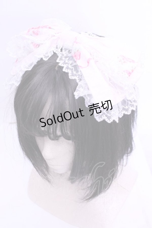 画像1: BABY,THE STARS SHINE BRIGHT / Juno’s Bouquet〜乙女の誓い〜柄カチューシャ  ピンク O-25-12-18-2020-BA-AC-IG-OS (1)