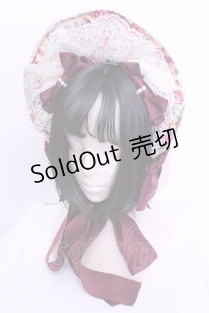 画像: metamorphose / ロザリーハーフボンネット  アイボリー O-25-12-18-2021-ME-AC-OW-OS