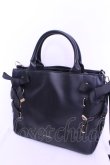 画像1: m petit by misako / AMレースアップ 2WAY トートバッグ  クロ O-25-12-18-2024-LO-BG-OW-OS (1)