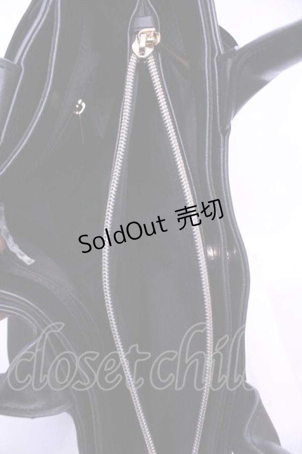 画像3: m petit by misako / AMレースアップ 2WAY トートバッグ  クロ O-25-12-18-2024-LO-BG-OW-ZT346 (3)