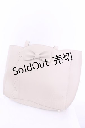 画像: m petit by misako / AMリボントート  ベージュ O-25-12-18-2025-LO-BG-OW-ZT308