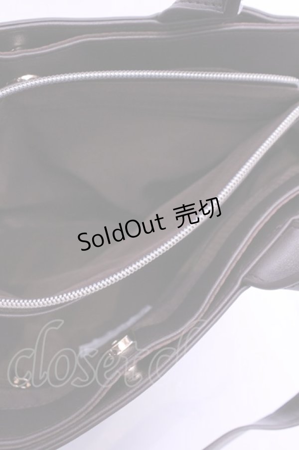 画像3: m petit by misako / AMレースアップ 2WAY トートバッグ  ブラウン O-25-12-18-2026-LO-BG-OW-ZT335 (3)