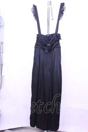 画像: Rojita / Wベルトサス付パンツ  クロ O-25-12-18-2033-LO-PA-IG-OS