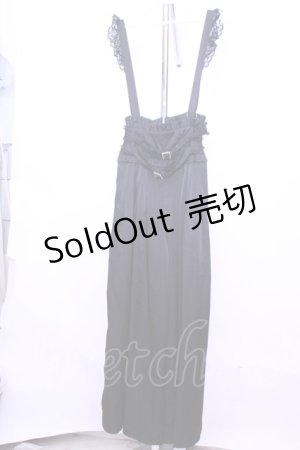 画像: Rojita / Wベルトサス付パンツ  クロ O-25-12-18-2033-LO-PA-IG-OS