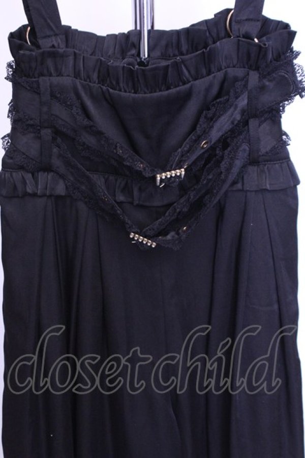 画像2: Rojita / Wベルトサス付パンツ  クロ O-25-12-18-2033-LO-PA-IG-OS (2)