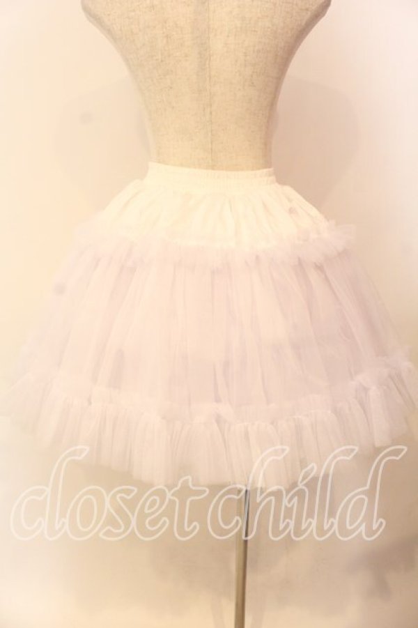 画像3: AND ROMEO / パニエ ボリューム Aライン P2  ホワイト O-25-12-18-001-LO-SK-IG-OS (3)