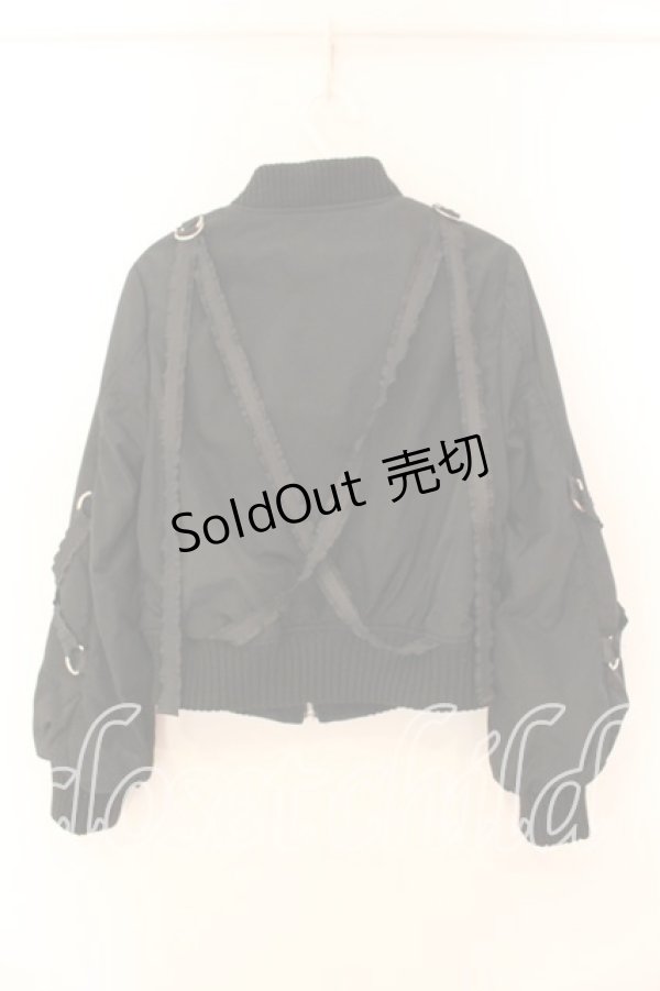 画像3: EATME / uniクロスMA-1  クロ O-25-12-18-008-LO-JA-IG-OS (3)