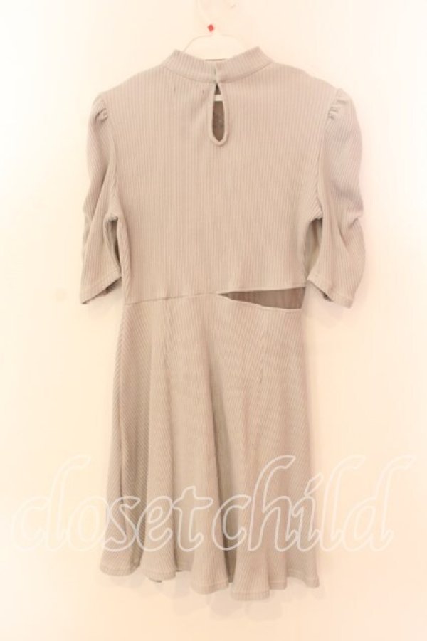 画像3: EATME / メッシュコンビリブワンピース  グレー O-25-12-18-010-LO-OP-IG-OS (3)