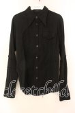 画像3: BPN FOR MEN / バックスカルガーゼブラウス Ｍ ブラック O-25-12-18-018-GO-BL-IG-OS (3)