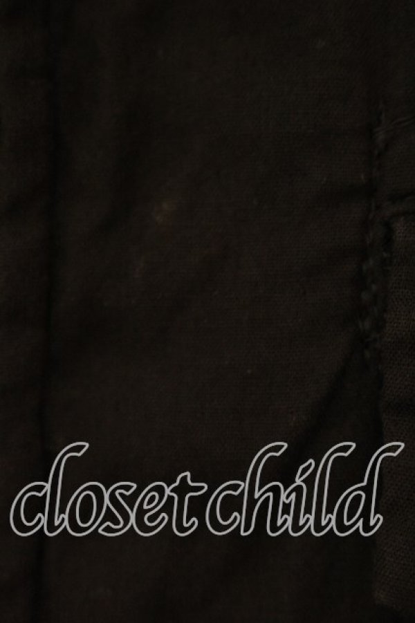 画像4: BPN FOR MEN / バックスカルガーゼブラウス Ｍ ブラック O-25-12-18-018-GO-BL-IG-OS (4)