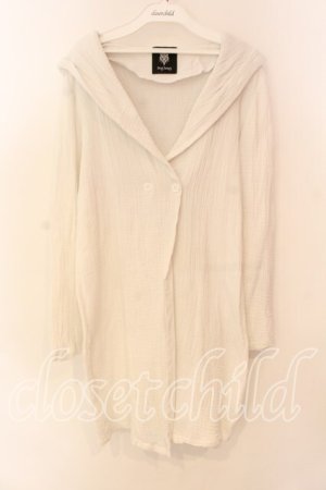 画像: Drug Honey / ワッフルガーゼカーディガン  ホワイト O-25-12-18-022-PU-TO-IG-OS