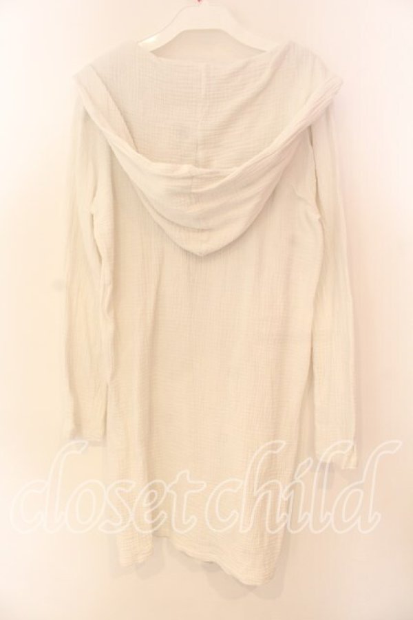 画像3: Drug Honey / ワッフルガーゼカーディガン  ホワイト O-25-12-18-022-PU-TO-IG-OS (3)