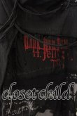 画像2: DARK RED  RUM / 異素材ダメージカットソー  ブラック O-25-12-18-023-HN-TO-IG-OS (2)