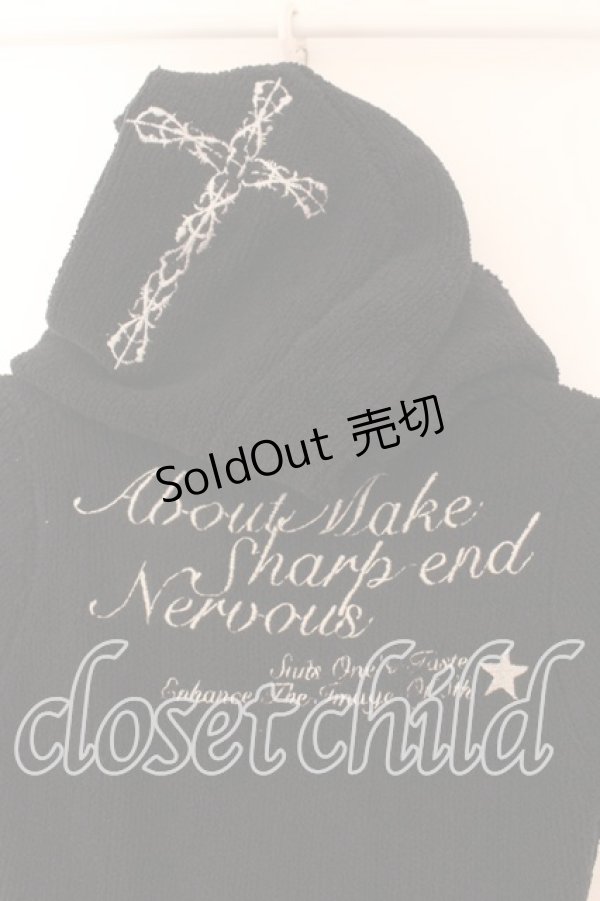 画像3: HEAVEN and Earth / マシュマロフードワンピース  ブラック O-25-12-18-024-PU-OP-IG-OS (3)