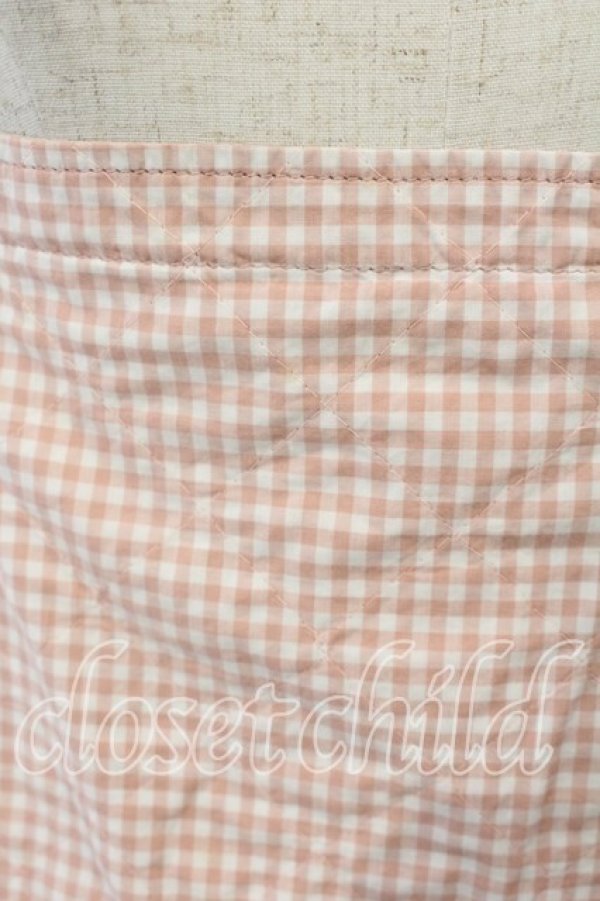 画像2: WONDERFUL WORLD / ギンガムサロペット  ピンク O-25-12-19-035-LO-OP-OW-OS (2)