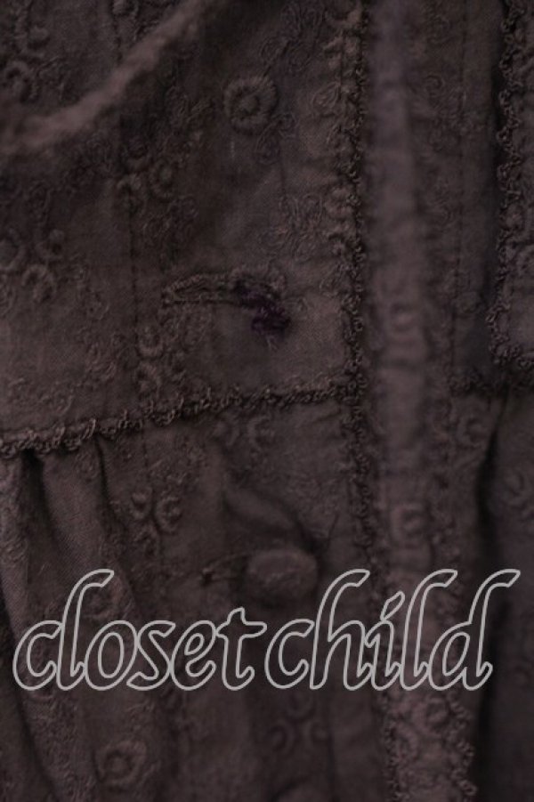 画像3: KANEKO ISAO / 刺繍レースワンピース  ラベンダー O-25-12-19-038-EL-OP-OW-OS (3)