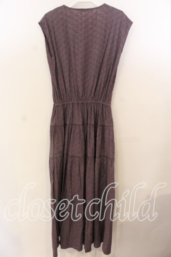 画像4: KANEKO ISAO / 刺繍レースワンピース  ラベンダー O-25-12-19-038-EL-OP-OW-OS (4)