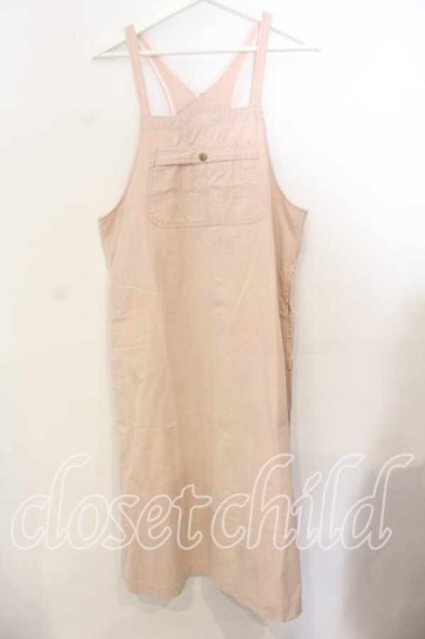 画像1: WONDERFUL WORLD / ワッペン使いサロペット  ピンク O-25-12-19-059-LO-OP-OW-OS (1)