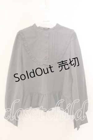 画像: FLC / 皆方由衣コラボペプラムブラウス LL グレー O-25-12-19-071-0-BL-OW-OS