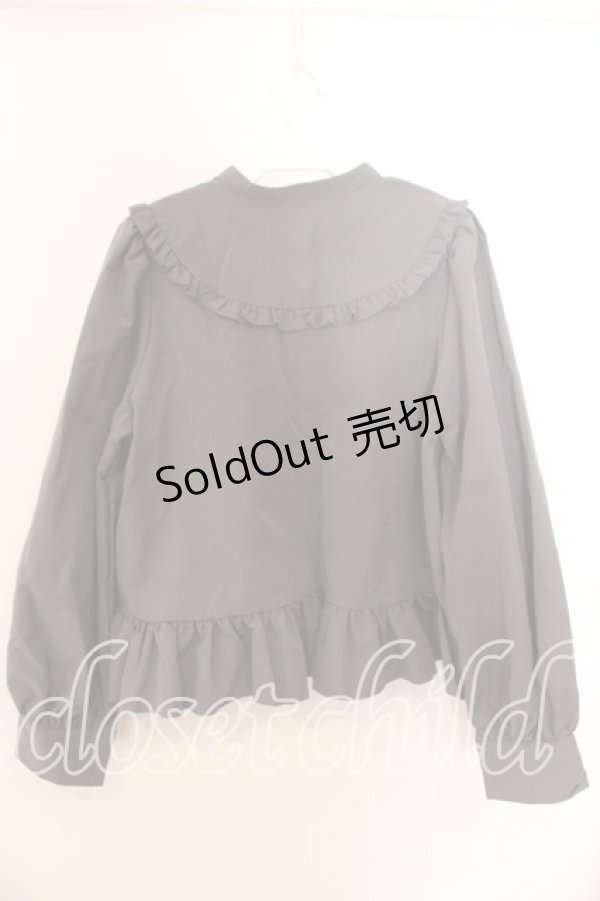 画像2: FLC / 皆方由衣コラボペプラムブラウス LL グレー O-25-12-19-071-0-BL-OW-OS (2)