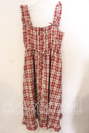 画像: FLC / ジャンパースカート 3L アカ O-25-12-19-073-0-OP-OW-OS