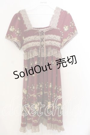 画像: axes femme / ビジュー使いインナー M マゼンダ O-25-12-19-074-AX-TO-IG-OS