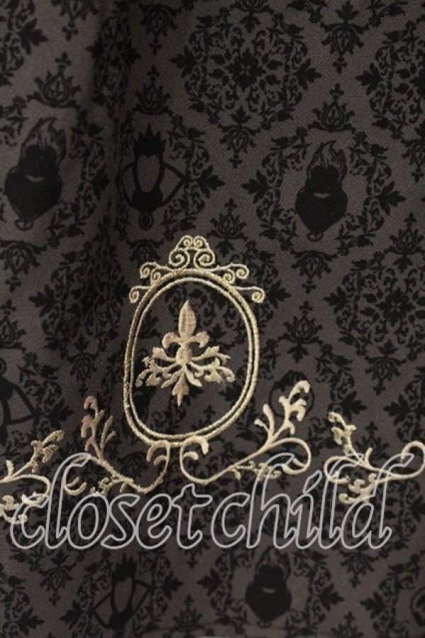 画像2: axes femme / Disneyダークオーナメント柄スカート M クロ O-25-12-19-012-AX-SK-OW-OS (2)