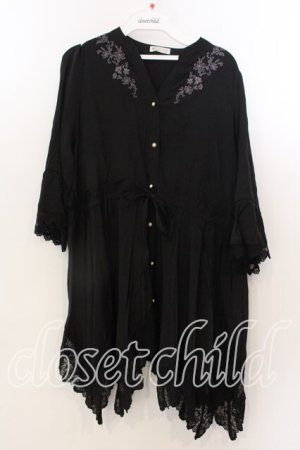 画像: axes femme / フィッシュテールチュニック M クロ O-25-12-19-015-AX-OP-OW-OS