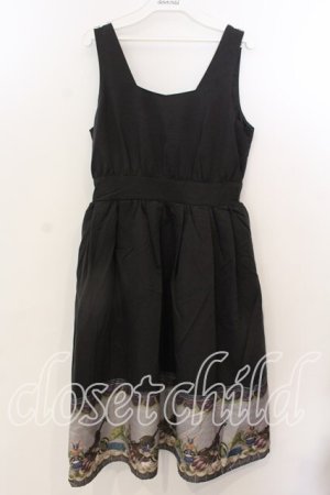 画像: axes femme POETIQUE / トイマーチノースリワンピース M クロ O-25-12-19-017-AX-OP-OW-OS