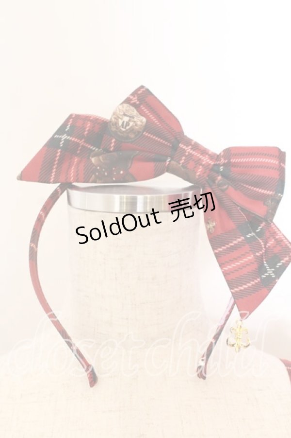 画像3: Angelic Pretty / British Bearジャンパースカートセット  アカ O-25-12-19-021-AP-OP-OW-OS (3)