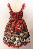 画像4: Angelic Pretty / British Bearジャンパースカートセット  アカ O-25-12-19-021-AP-OP-OW-OS (4)