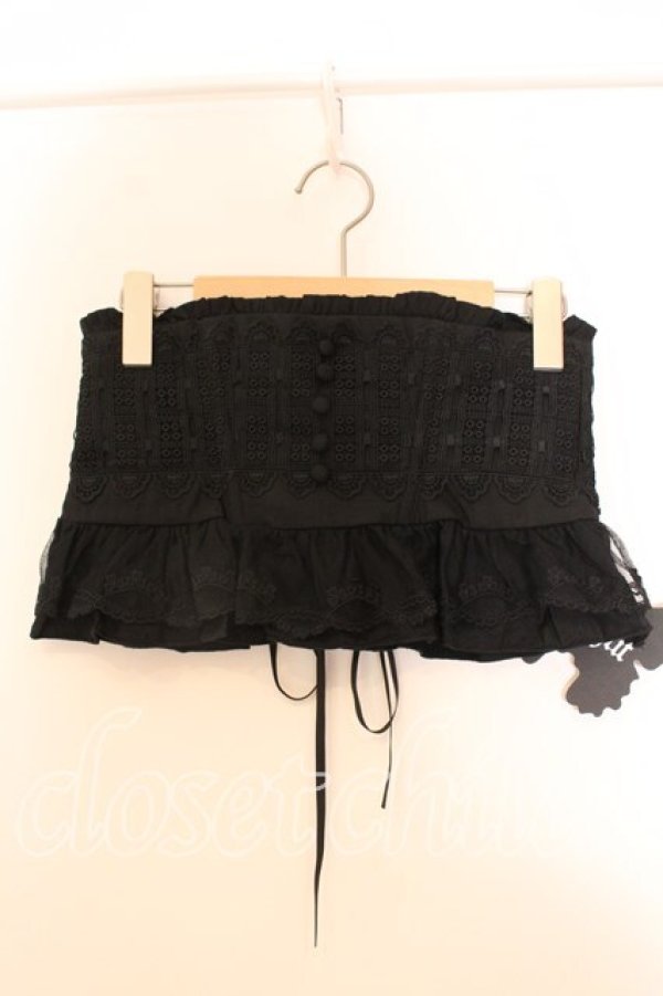 画像1: Sheglit / "Clarinette"レースコルセット M ブラック O-25-12-20-025-EL-ZA-OW-OS (1)