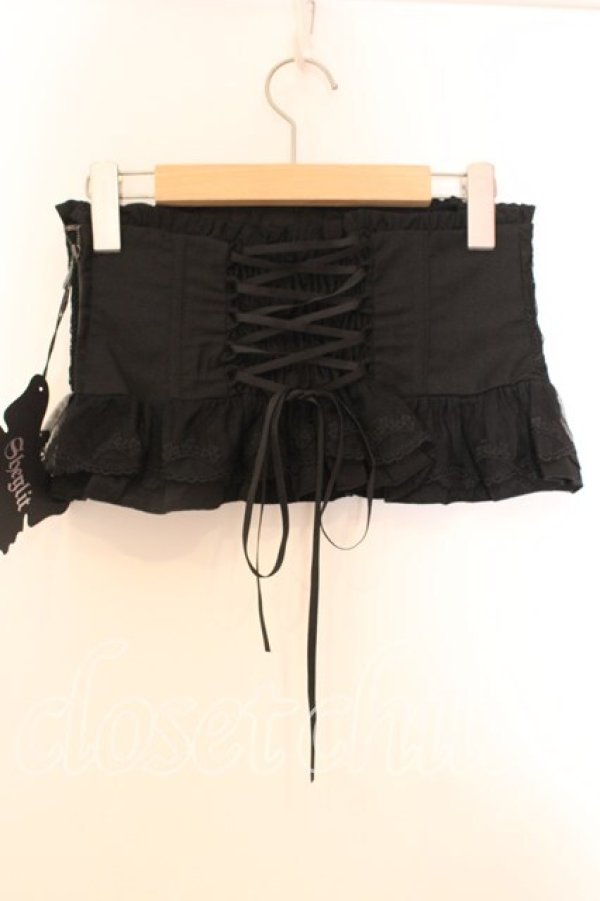 画像3: Sheglit / "Clarinette"レースコルセット M ブラック O-25-12-20-025-EL-ZA-OW-OS (3)