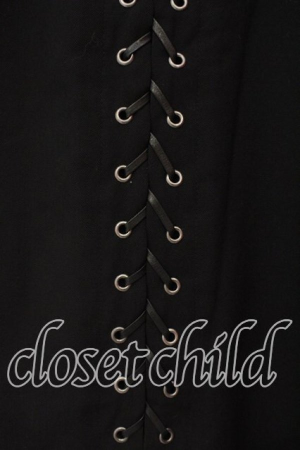 画像2: alice auaa / レース切替アイレットスカート 4 ブラック O-25-12-20-026-AA-SK-OW-OS (2)