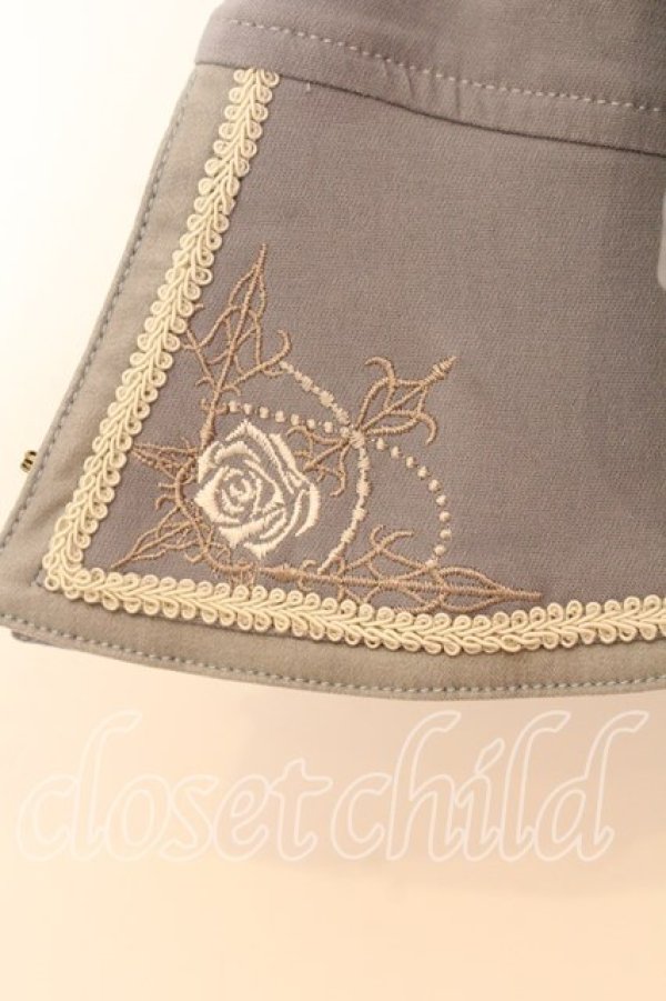 画像3: Ozz oneste / Star wizardマント付きショートジャケット  ブルーグレー O-25-12-20-028-OO-TO-OW-OS (3)