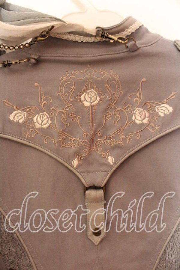 画像5: Ozz oneste / Star wizardマント付きショートジャケット  ブルーグレー O-25-12-20-028-OO-TO-OW-OS (5)