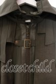 画像2: Ozz Croce / ケープデザインロングマント  グリーン O-25-12-20-029-OO-CO-OW-OS (2)