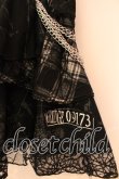 画像3: MAD / パッチ配色チェックティアードスカート M ブラック O-25-12-20-033-PU-SK-OW-OS (3)