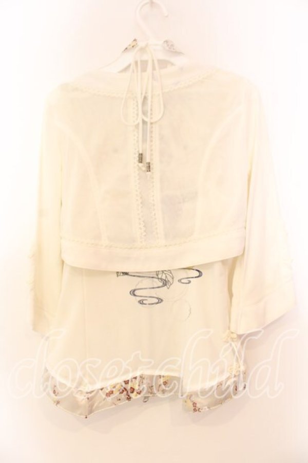 画像4: Ozz oneste / チャイナキャミ＆ボレロ  アイボリー O-25-12-20-035-OO-TO-OW-OS (4)