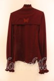 画像3: Ozz oneste / 和チャイナ刺繍裏起毛ブラウス  ワイン O-25-12-20-037-OO-BL-OW-OS (3)