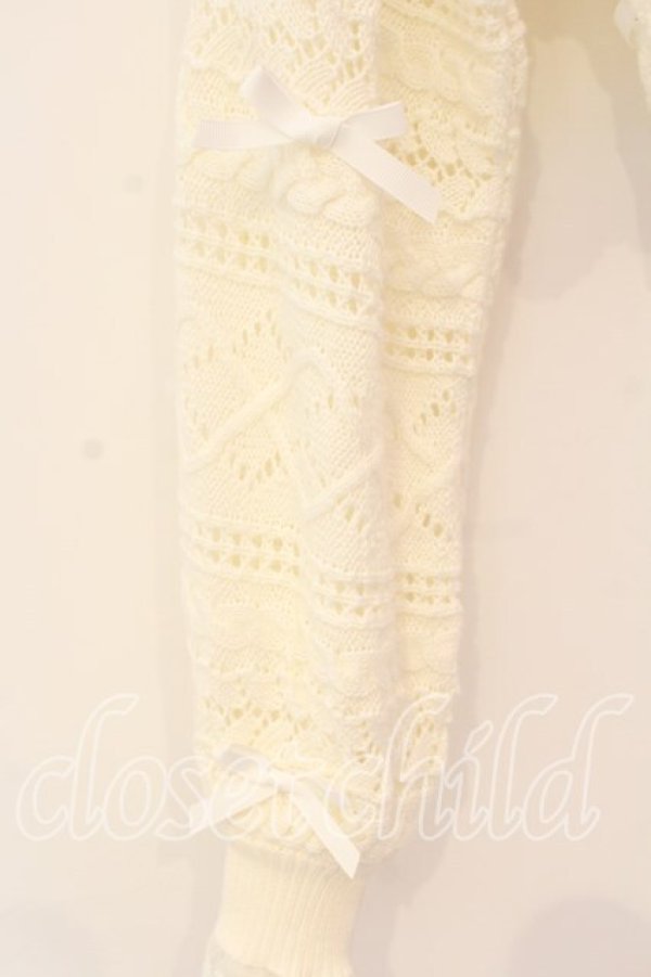 画像3: LIZ LISA / クロップド透かしセーラーカーディガン  シロ O-25-12-20-052-LO-TO-OW-OS (3)