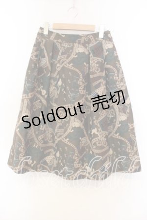 画像: Jane Marple / タイニーアリスゴブランスカート  ブラウン O-25-12-20-056-JM-SK-IG-OS