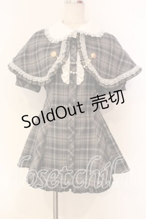 画像: Secret Honey / ケープ付セットアップ 2 クロ O-25-12-20-006-CA-OP-OW-OS