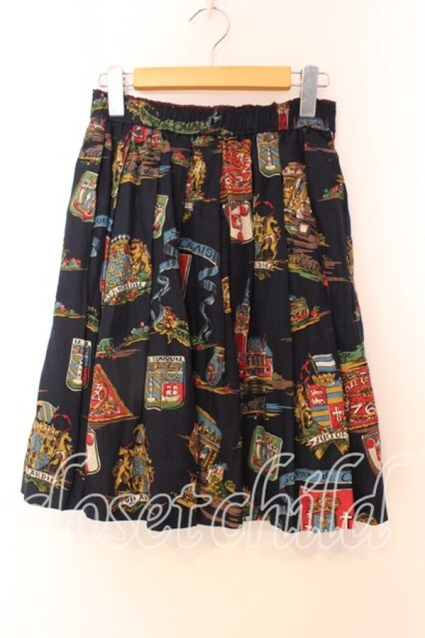 画像1: Jane Marple / オ-ルドライブラリースカート Ｍ クロ O-25-12-20-060-JM-SK-IG-OS (1)